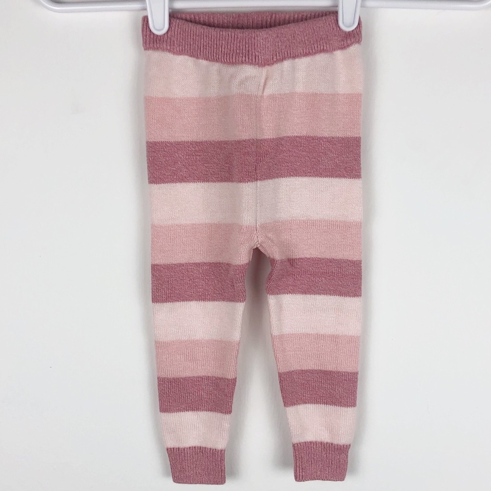 NWT GAP Stripped Sweater Legging - 18-24 months